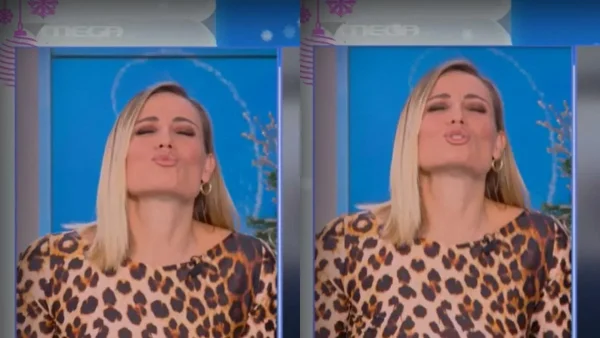 Δεν κρύβει τον έρωτά της - Το τρυφερό φιλί που έστειλε on air η Ελεονώρα Μελέτη στον Θοδωρή Μαροσούλη