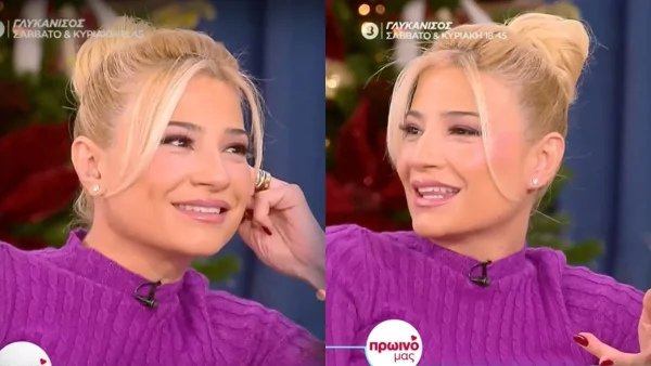 Δεν μπορούσε να πάρει τα μάτια της από πάνω του - "Χάζεψε" η Φαίη Σκορδά με τον καλεσμένο της