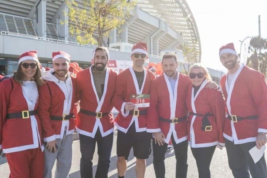 santa run