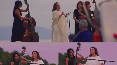 "Κόβει" την ανάσα - Έτσι γυρίστηκε η σκηνή της Χάρις Αλεξίου που τραγουδά στο φινάλε του "Maestro"