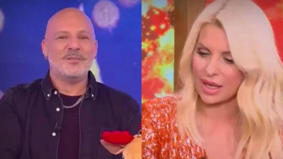 Ελένη Μενεγάκη: "Χαιρέτησε" τον Νίκο Μουτσινά που παίζει σε... επανάληψη