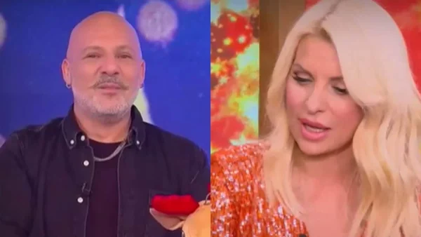 Ελένη Μενεγάκη: "Χαιρέτησε" τον Νίκο Μουτσινά που παίζει σε... επανάληψη