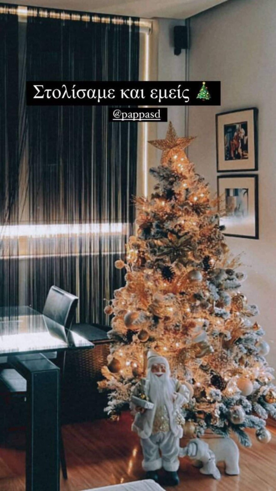 Άννα Μπεζάν Δημήτρης Παππάς δέντρο