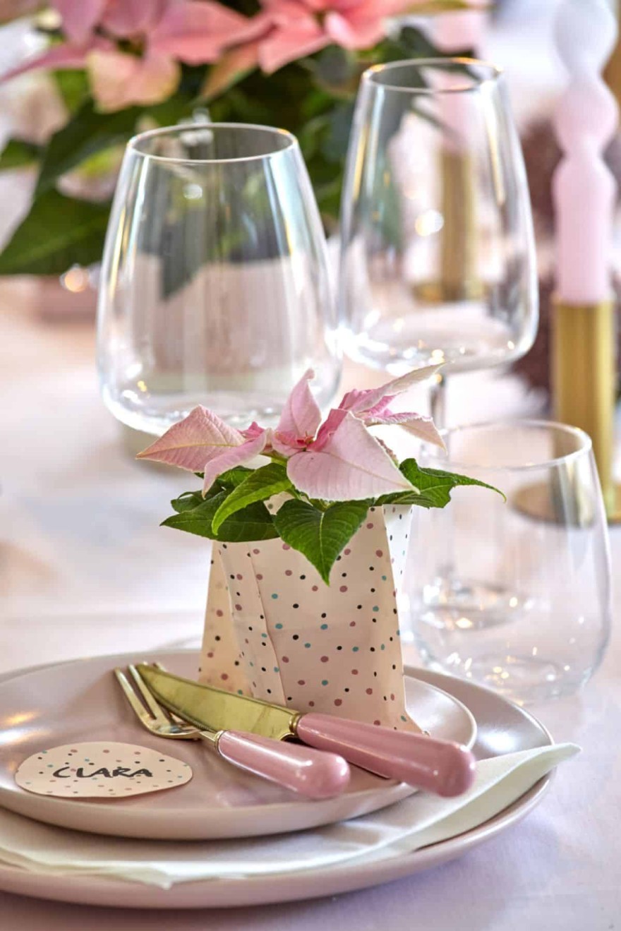 επιτραπέζιες διακοσμήσεις με αλεξανδρινά