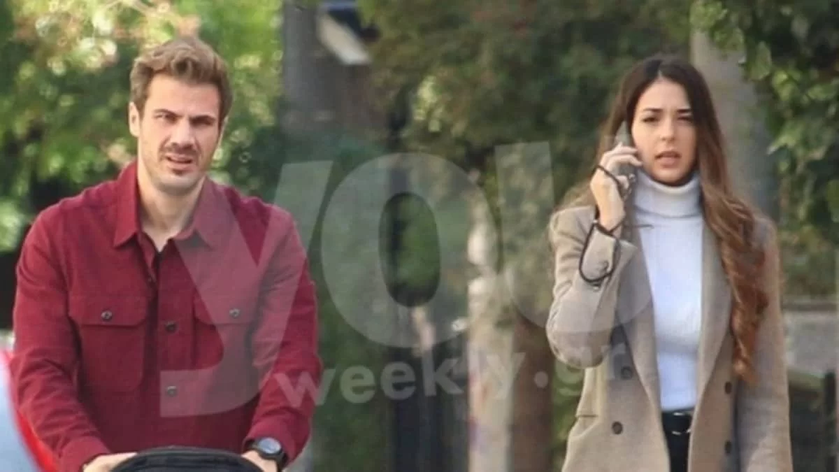 Στόλισαν μαζί με τον Αχιλλέα και το νεογέννητο - Εντυπωσιακό το Χριστουγεννιάτικο δέντρο του Πετρετζίκη και της Παπαμιχαήλ