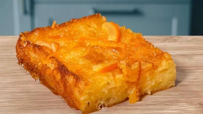 Νηστίσιμη πορτοκαλόπιτα με κρατσανιστό φύλλο κρούστα - Θα μυρίσει το σπίτι κανέλλα