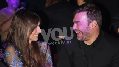 Δεν είχε δει το φως της δημοσιότητας: Η φωτογραφία της Ιωάννας Σαρρή και του Γιώργου Σαμπάνη από τα γενέθλια του τραγουδιστή