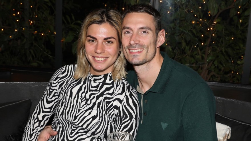 Η Σταυρούλα Χρυσαειδή με τον σύζυγο της 