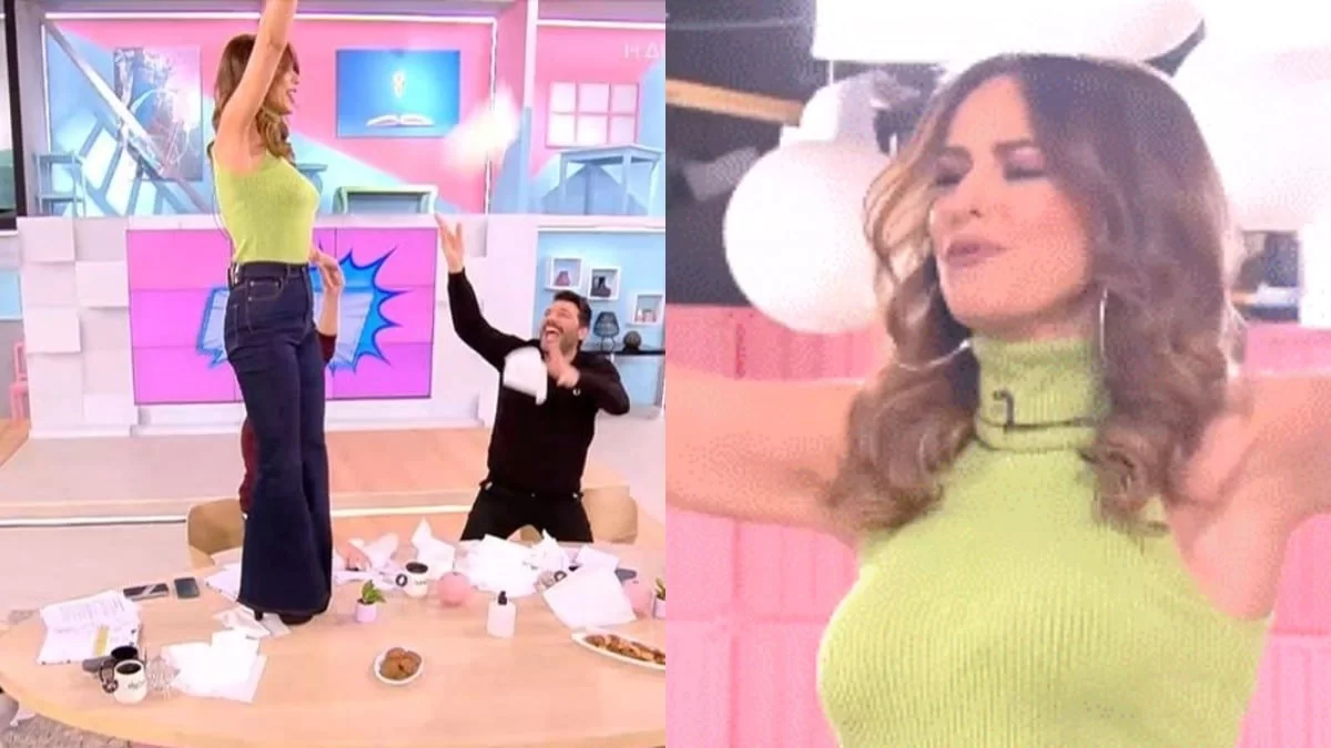 Παραλίγο να σπάσει το τραπέζι από το τσιφτετέλι της - Τα ''έσπασε'' η Μαγγίρα στο Ποιος είναι πρωνιάτικα