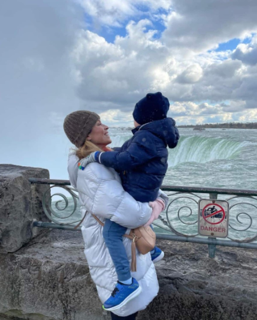 Μαριέττα Χρουσαλά γιος γενέθλια