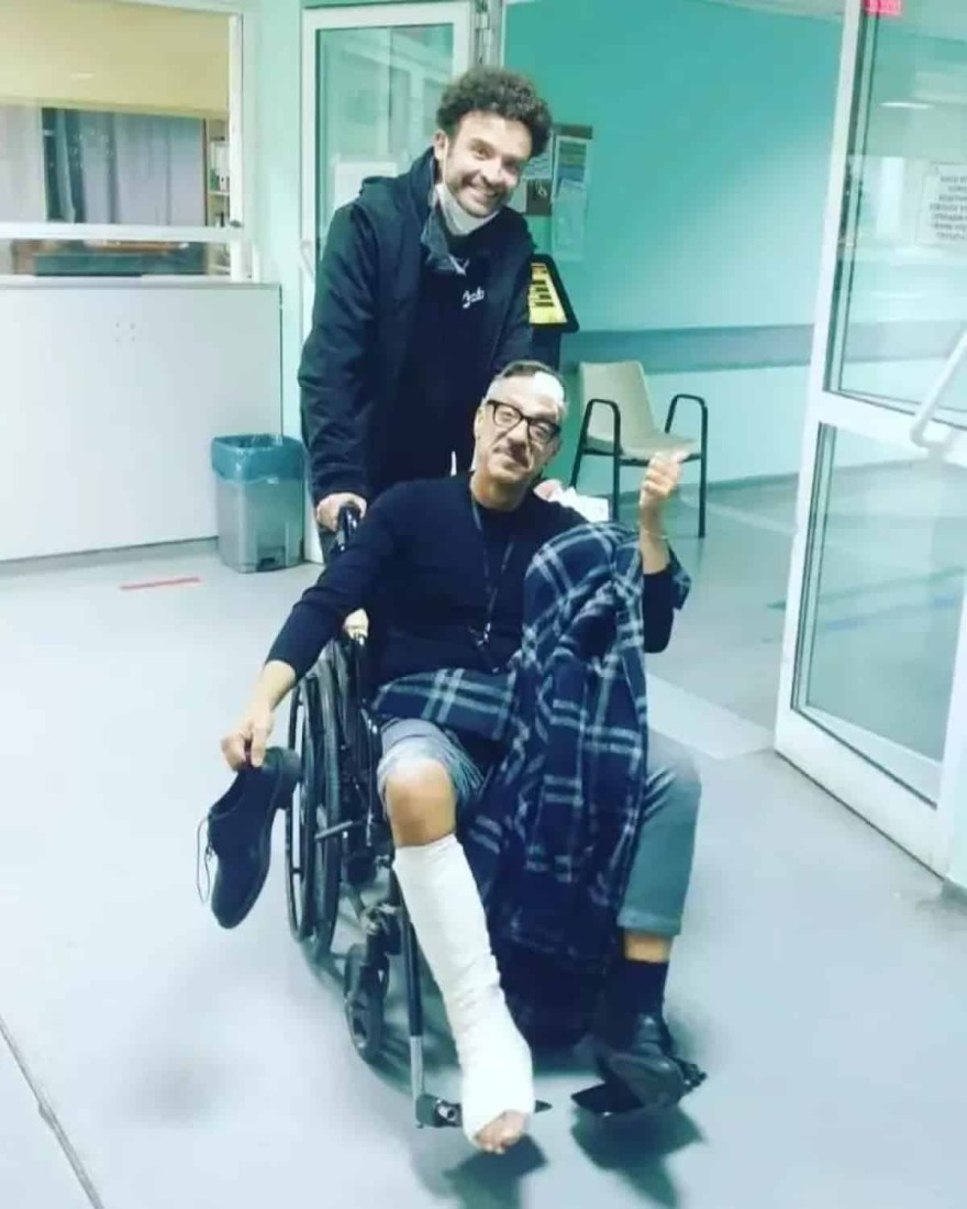 Δημοσθένης Παπαδόπουλος ατύχημα