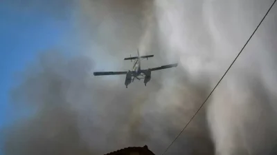 Φωτιά στον Ορχομενό