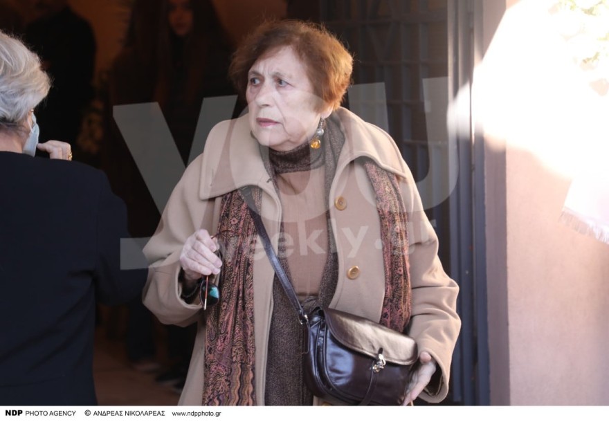 κηδεία Νότη Μαυρουδή σύζυγός