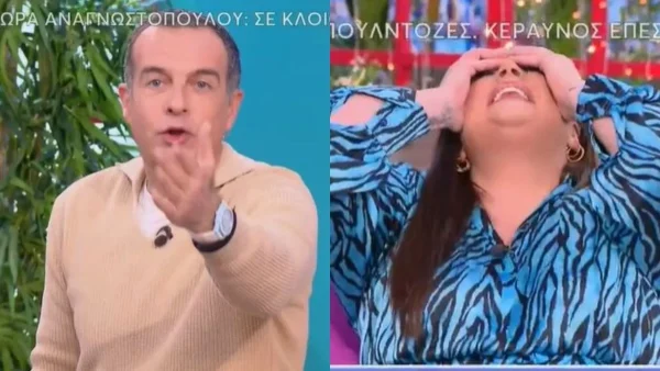 Με φούτερ και κλάμερ στα μαλλιά - Η επική είσοδος της Ελένης Μενεγάκη στην εκπομπή Πάμε Δανάη