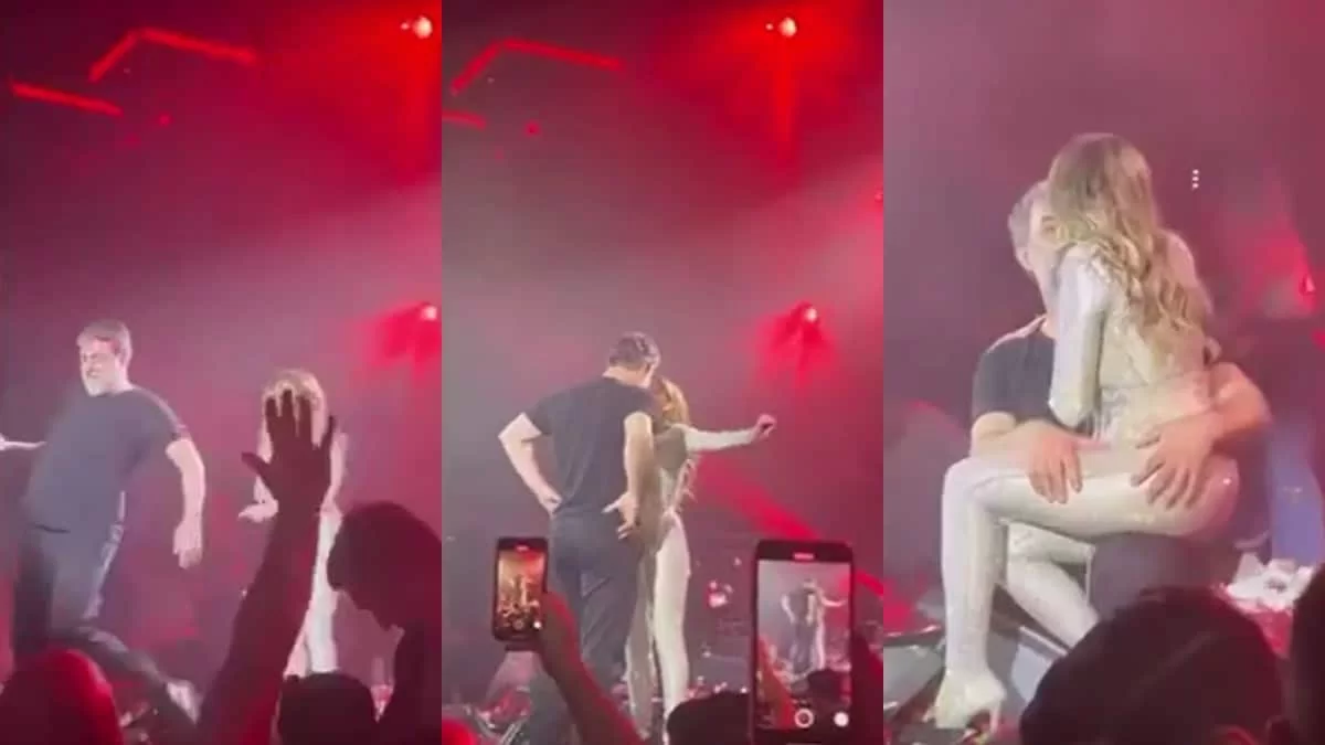 Φώναζαν και σφύριζαν οι θαμώνες - Ο Μπισμπίκης ανέβηκε στην πίστα, κλωτσούσε πανέρια και έδινε φιλιά στην Βανδή