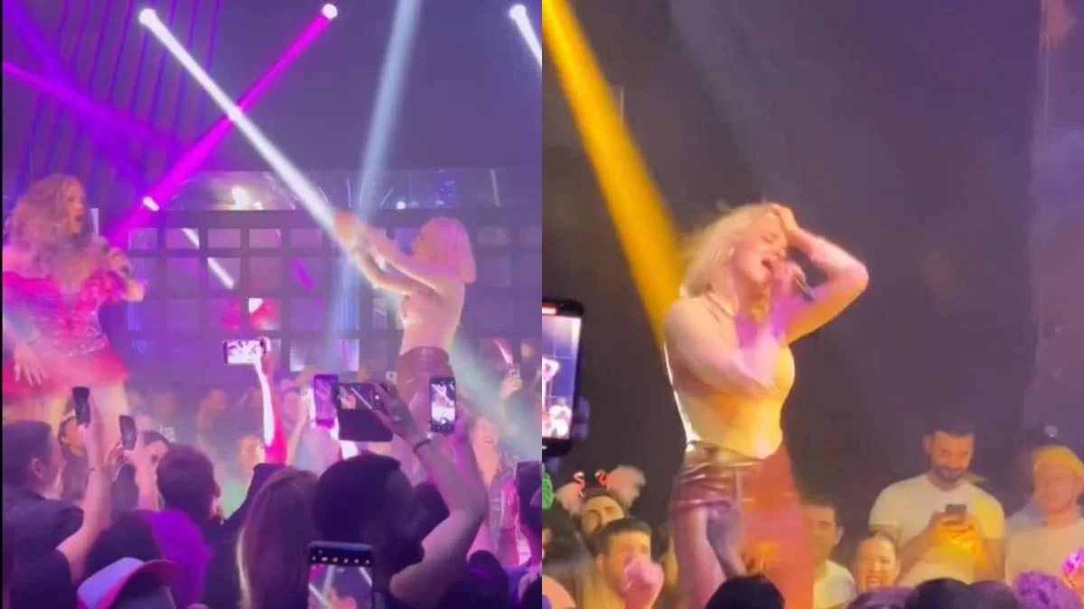 Χαμός σε νυχτερινό μαγαζί με την Καλομοίρα - Ούρλιαζε ο κόσμος όταν ανέβηκε στη σκηνή και τραγούδησε το "Secret Combination"