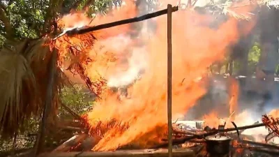 Survivor all star: Κάρβουνο όλα στην καλύβα των μπλε - Ο Γκότσης έσβηνε τη φωτιά με ξύλα