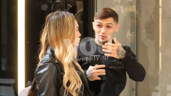 Τους κοιτούσαν όλοι - Με ξανθιά καλλονή στο πλευρό του ο Γιώργος Πιλίδης λίγο πριν μπει στο Survivor All Star