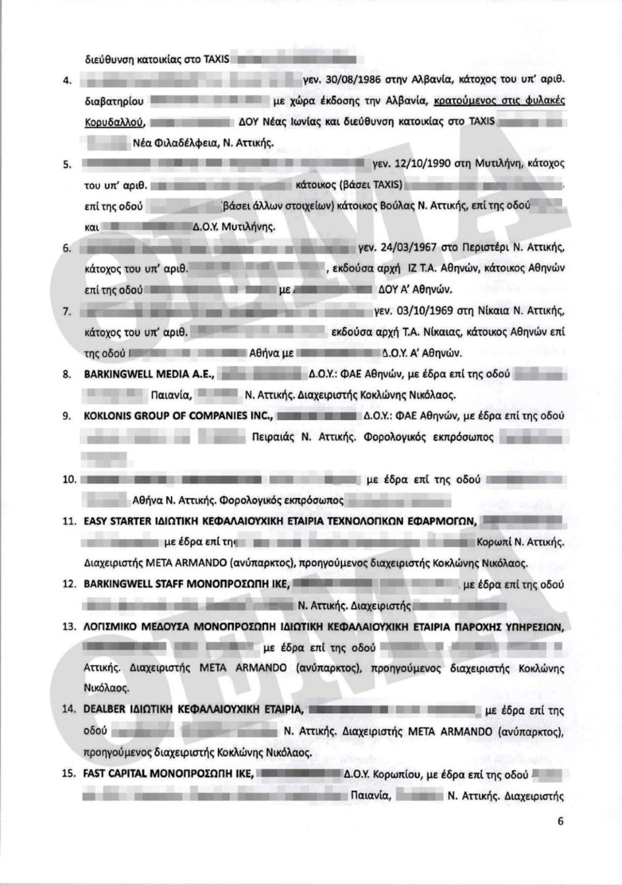 Κοκλώνης - Ξέπλυμα χρήματος 6