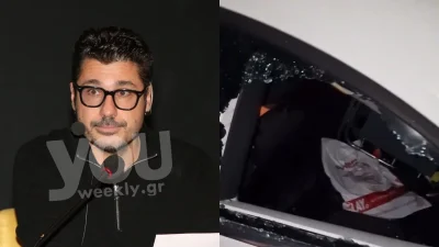 Έσπασαν και έκλεψαν το αμάξι του Λάμπρου Κωνσταντάρα - Ανατριχιάζει το βίντεο μετά το άγριο σκηνικό