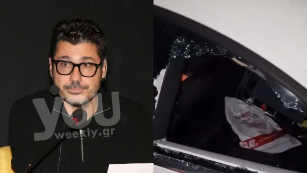 Έσπασαν και έκλεψαν το αμάξι του Λάμπρου Κωνσταντάρα - Ανατριχιάζει το βίντεο μετά το άγριο σκηνικό