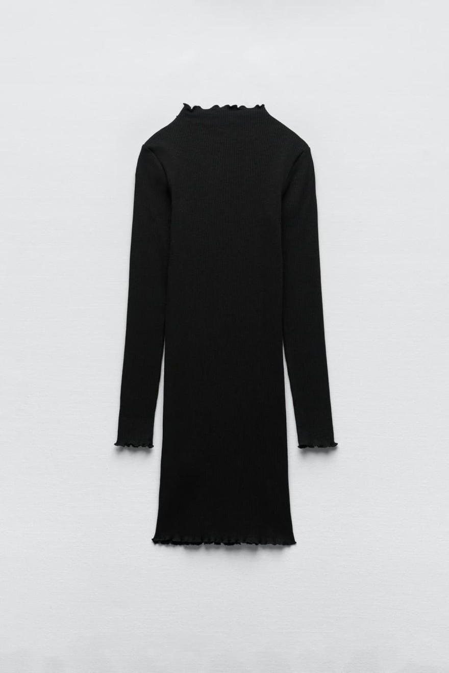 Zara μαύρο φόρεμα