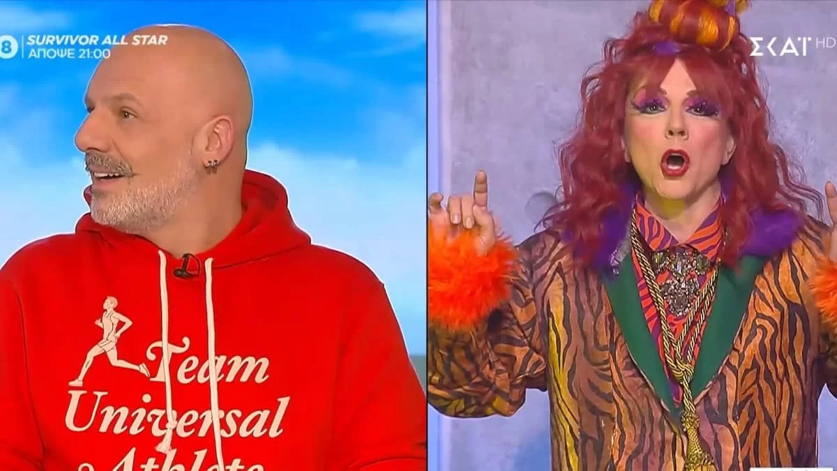 Με μπότες του σκι και χιόνια στα μούτρα - Η επική είσοδος της Βάνιας στο "Καλό Μεσημεράκι"