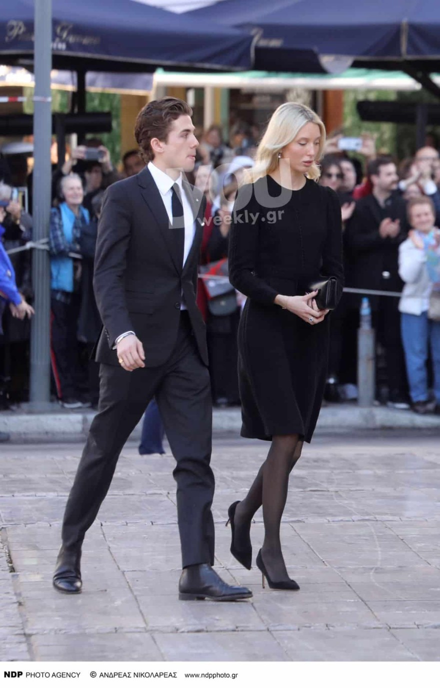 Τέως Βασιλιάς Κωνσταντίνος μνημόσυνο εγγόνια