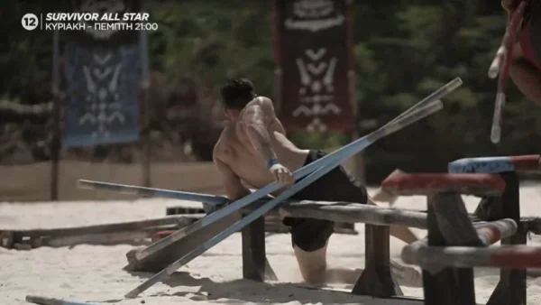 Survivor All Star: Πανικός! Σωριάστηκε στην άμμο ο Παναγιώτης Κωνσταντινίδης την ώρα του αγώνα - Τι συνέβη