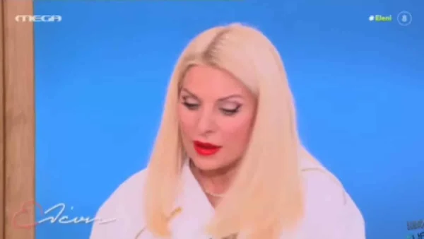 «Άμα νιώσετε κάτι, πάρτε θέση...» - Έντρομή η Ελένη Μενεγάκη στον αέρα του Mega