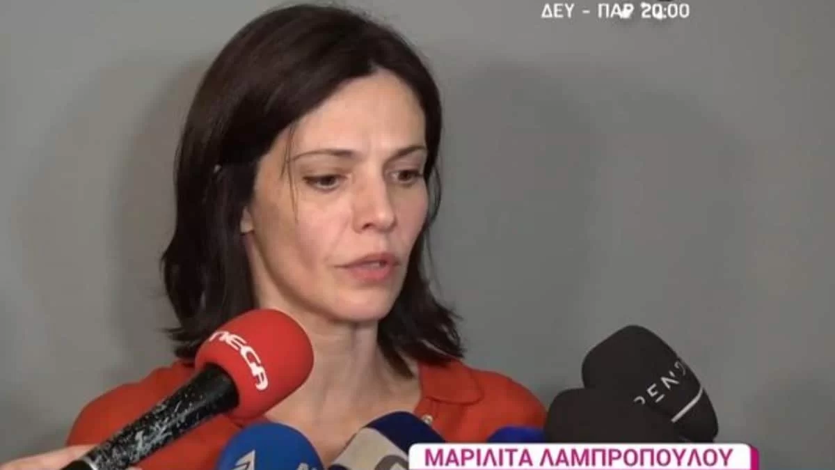 «Δεν θέλω να επεκταθώ σε...» - Η ερώτηση δημοσιογράφου που έφερε σε δύσκολη θέση την Μαριλίτα Λαμπροπούλου