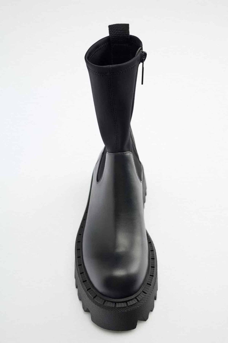 Μαύρα Μποτάκια Zara