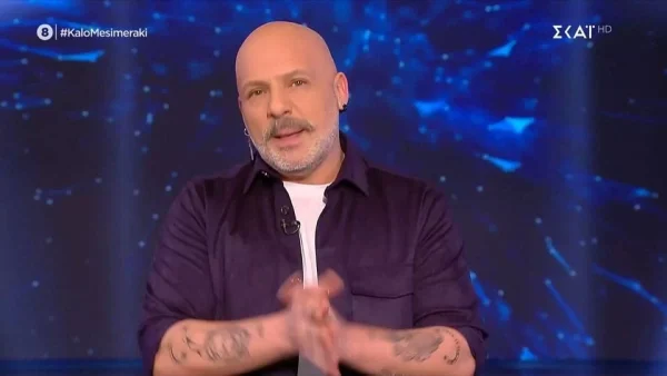 Τέμπη: «Κρατιέμαι πάρα πολύ...» - Σε φοβερά αμήχανη θέση ο Μουτσινάς στο πρώτο ''Καλό μεσημεράκι'' μετά την εθνική τραγωδία