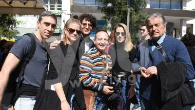 Τέμπη: «Αχρείοι υποκριτές που...» - Η απάντηση του Σπύρου Μπιμπίλα στις αντιδράσεις για τις χαμογελαστές φωτογραφίες στην πορεία των ηθοποιών