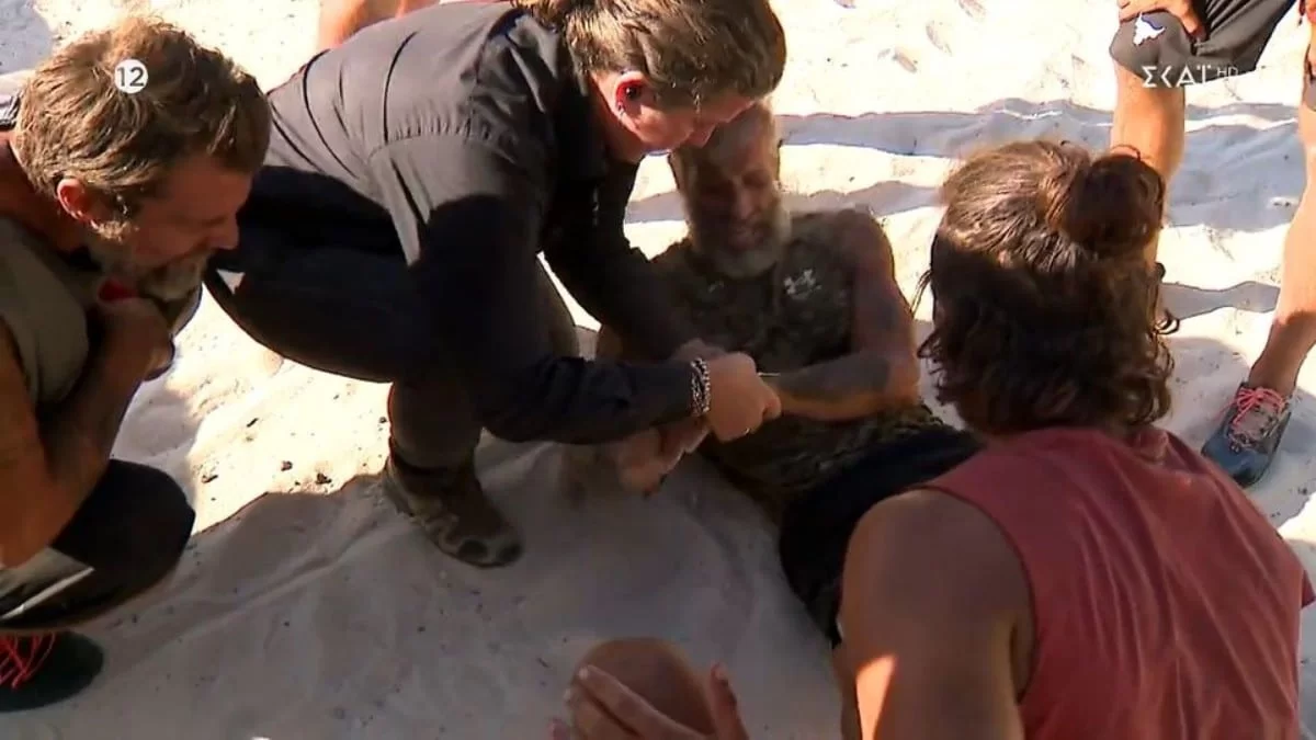 Survivor All Star: «Πονάω, πονάω» - Σοκαριστικός τραυματισμός για τον Τάκη κατά την διάρκεια του αγώνα