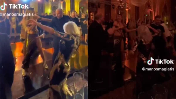 Χόρευαν ασταμάτητα η μια απέναντι από την άλλη - Τα ξέφρενα ''κουνήματα'' της Χρουσαλά με την Καλομοίρα (Βίντεο)