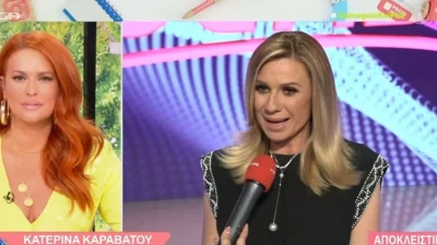 «Εεε δεν...Όχι!» - Η αφοπλιστική απάντηση της Κατερίνας Καραβάτου για το συμβόλαιό της με τον ΣΚΑΪ