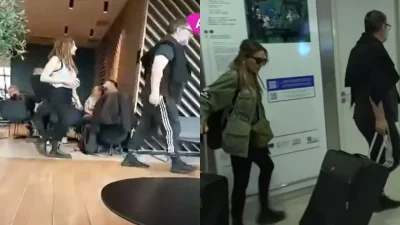 Απέφυγαν τις κάμερες - "Σούσουρο" με το βίντεο της Δέσποινας Βανδή & του Βασίλη Μπισμπίκη από το αεροδρόμιο
