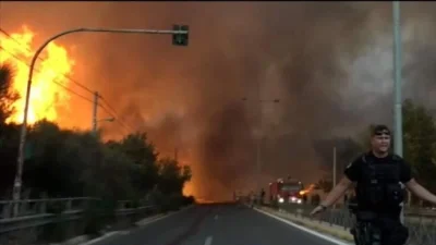 Φωτιά σε τέσσερα μέτωπα στην Φθιώτιδα