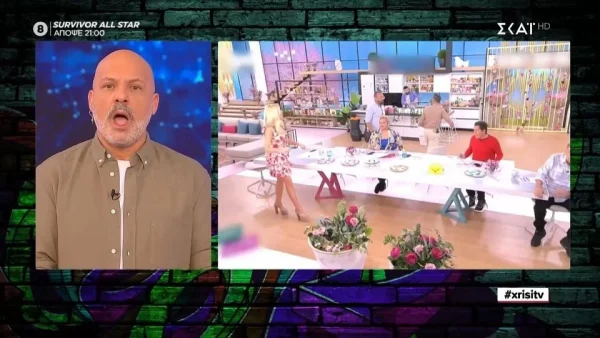 «Ρε Στέφανε; Ρε Ανδρέα; Ρε παιδιά...» - Με ανοιχτό το στόμα ο Μουτσινάς λόγω του καυγά ανάμεσα σε Κωνσταντινίδη & Μικρούτσικο