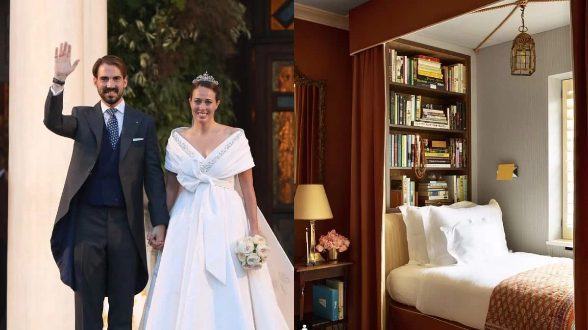 Μοιάζει με παλάτι αλλά δεν είναι - Φωτογραφίες από το σπίτι του Φίλιππου και της Νίνα Φλορ με την εκκεντρική διακόσμηση και το τζάκι στον κήπο