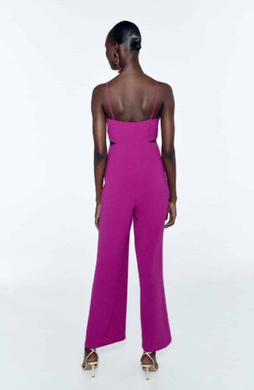 Ολόσωμη φόρμα φούξια από ZARA