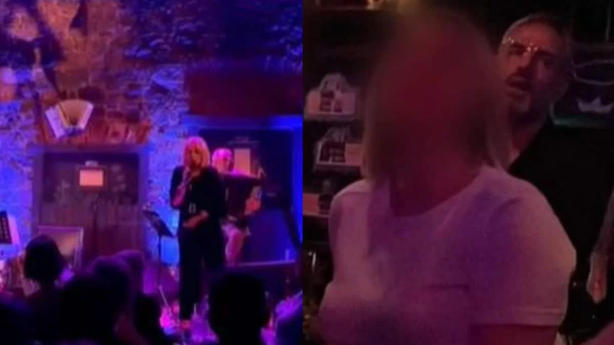 Κάθισε στα τελευταία τραπέζια και την απόλαυσε - Η πρώτη δημόσια κοινή εμφάνιση Ελεωνόρας Ζουγανέλη και Νίκου Συρίγου (βίντεο)