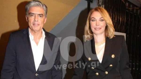 Στιγμές ευτυχίας για την Στεφανίδου και τον Ευαγγελάτο - Η εντυπωσιακή τούρτα που του ετοίμασε και οι δημόσιες ευχές για τα γενέθλιά του