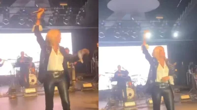 Εκείνη ξεφάντωνε και από κάτω ήταν ο Αλμπέρτο του Μονακό - Η λαμπερή εμφάνιση της Βίσση σε gala της Kύπρου