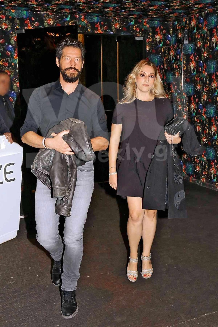 Φανή Γιαβρίδου: Λαμπερή με φουσκωμένη κοιλίτσα στο πλευρό του Απόστολου Ρουβά - Πρώτο τραπέζι πίστα στον Σάκη