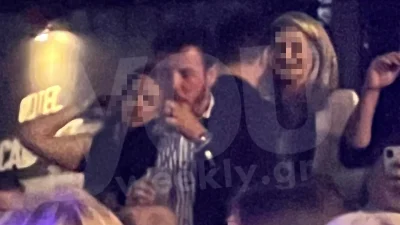 Σπύρος Δημητρίου: Για ποτό στο street party της Τρούμπας - Αποκλειστικές φωτογραφίες