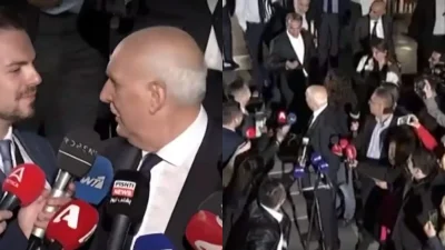 Debate: Του έκοψε το πλάνο όσο έκανε δηλώσεις - Ασύλληπτο περιστατικό ανάμεσα σε Παπαδάκη & Μητσοτάκη