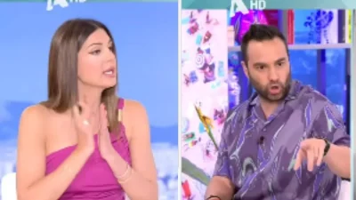 «Μισό λεπτό Κωστάκη μου, αυτές τις μπηχτούλες...» - Θερμό επεισόδιο ανάμεσα σε Τσιμτσιλή & Φραγκολιά στον αέρα του Happy Day