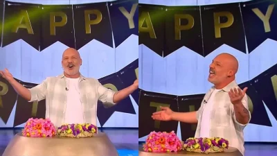 Της τραγούδησε χρόνια πολλά στον αέρα του ΣΚΑΙ - Η γενέθλια ευχή του Μουτσινά στην Καινούργιου